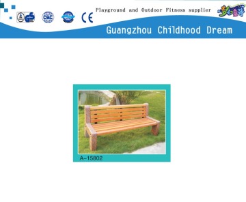 (A-15802) Outdoor wooden bench, patio wooden bench, modern decorative wooden bench