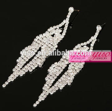 traditional cabochon crystal fashion beats earring