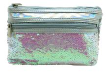 SILVER MERMAID SEQUIN PENCIL CASE-0