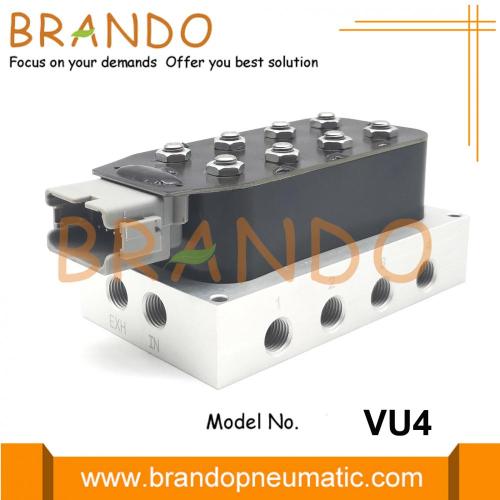 1/4 &#39;&#39; VU4 Unit Manifold Solenoid Valve Tipe Accuair