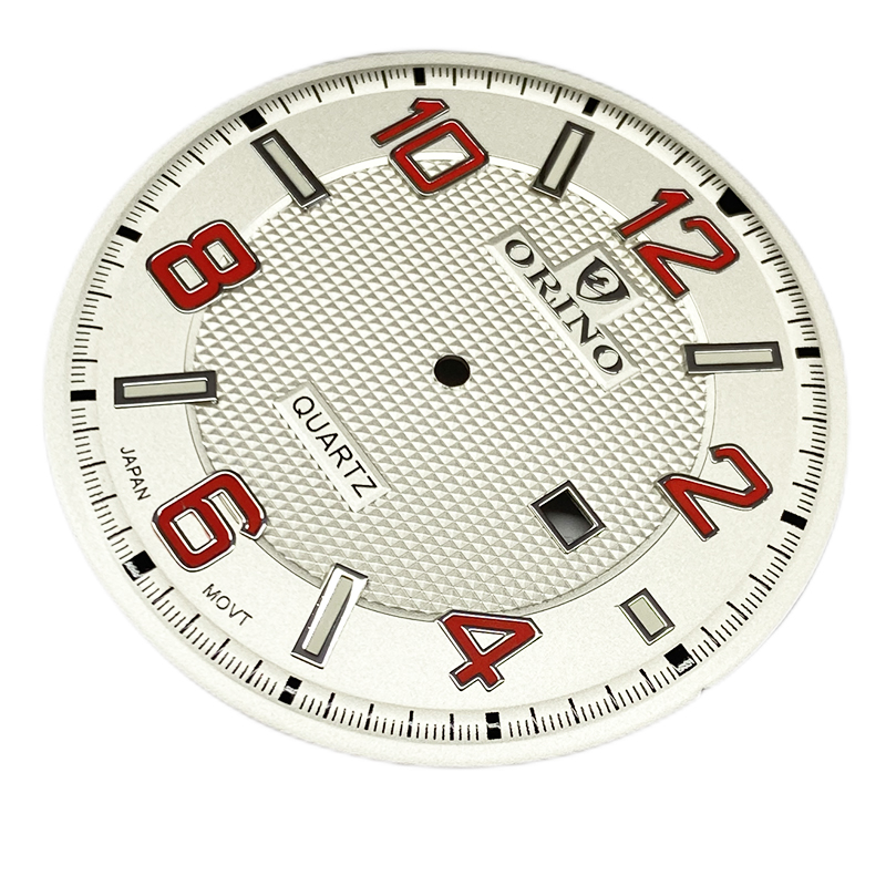 Custom Waffle Guilloche Watch dial