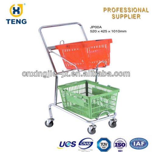 JP00A Japan Style Smart 4 Wheel Shopping Carry Cart