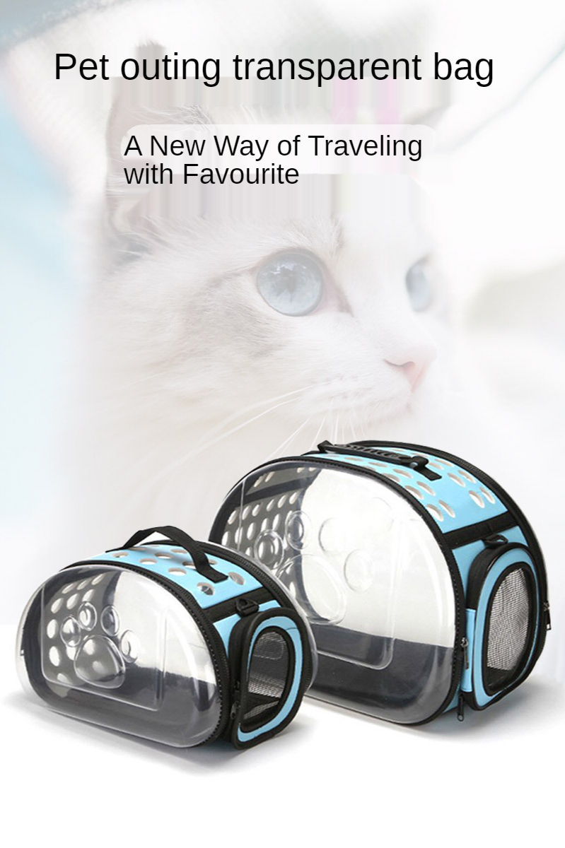 Pet Supplies New Transparent Bag Space Capsule Pet Backpack Portable Pet Cat Outing Bag