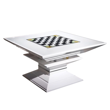 Customized Multi-Purpose Elevating Game Table: Chess, Backgammon, Checkers for Home & Outdoor