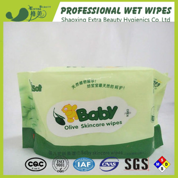 Health Care Custom Printed Organic Baby Wet Tissues