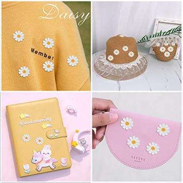 Ren Daisy Flower Ribbon Thêu Đám cưới nhựa