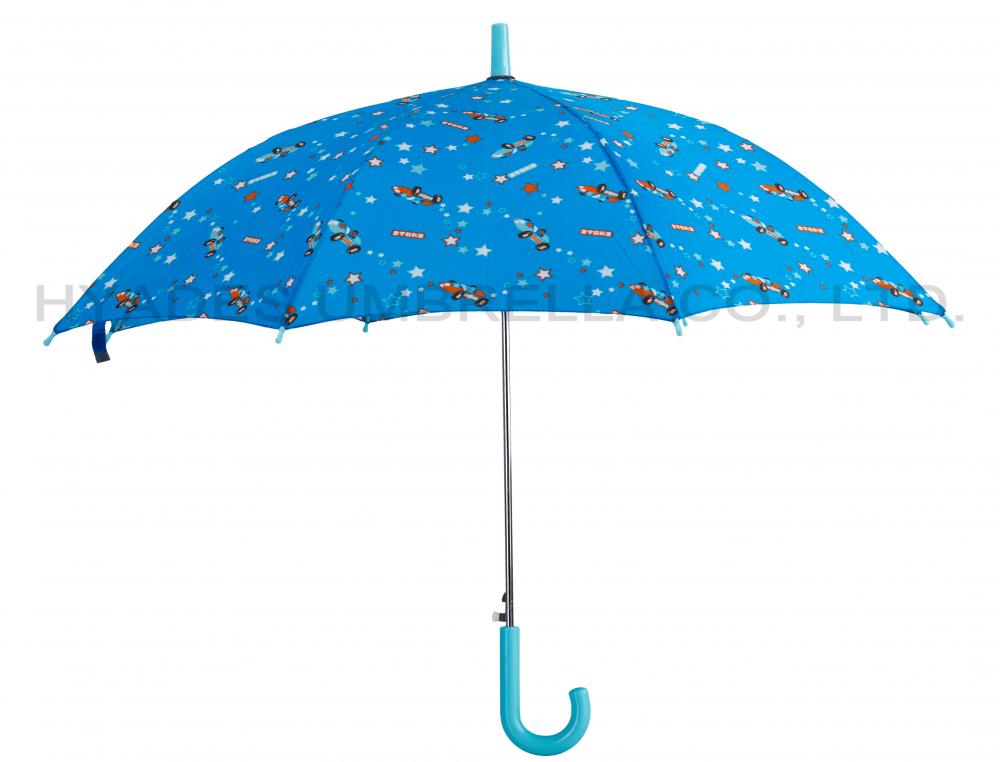 Boy Reflective Auto Open Kids Umbrella