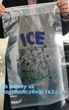 LDPE plastic ice cube bags, Ice Cube Freezer Bags, Disposable Ice Cube Bag, poly ice bag clear flat ice packaging bag