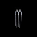 Ορθογώνιο δίχρωμο LED 2x3mm R / B Common Anode