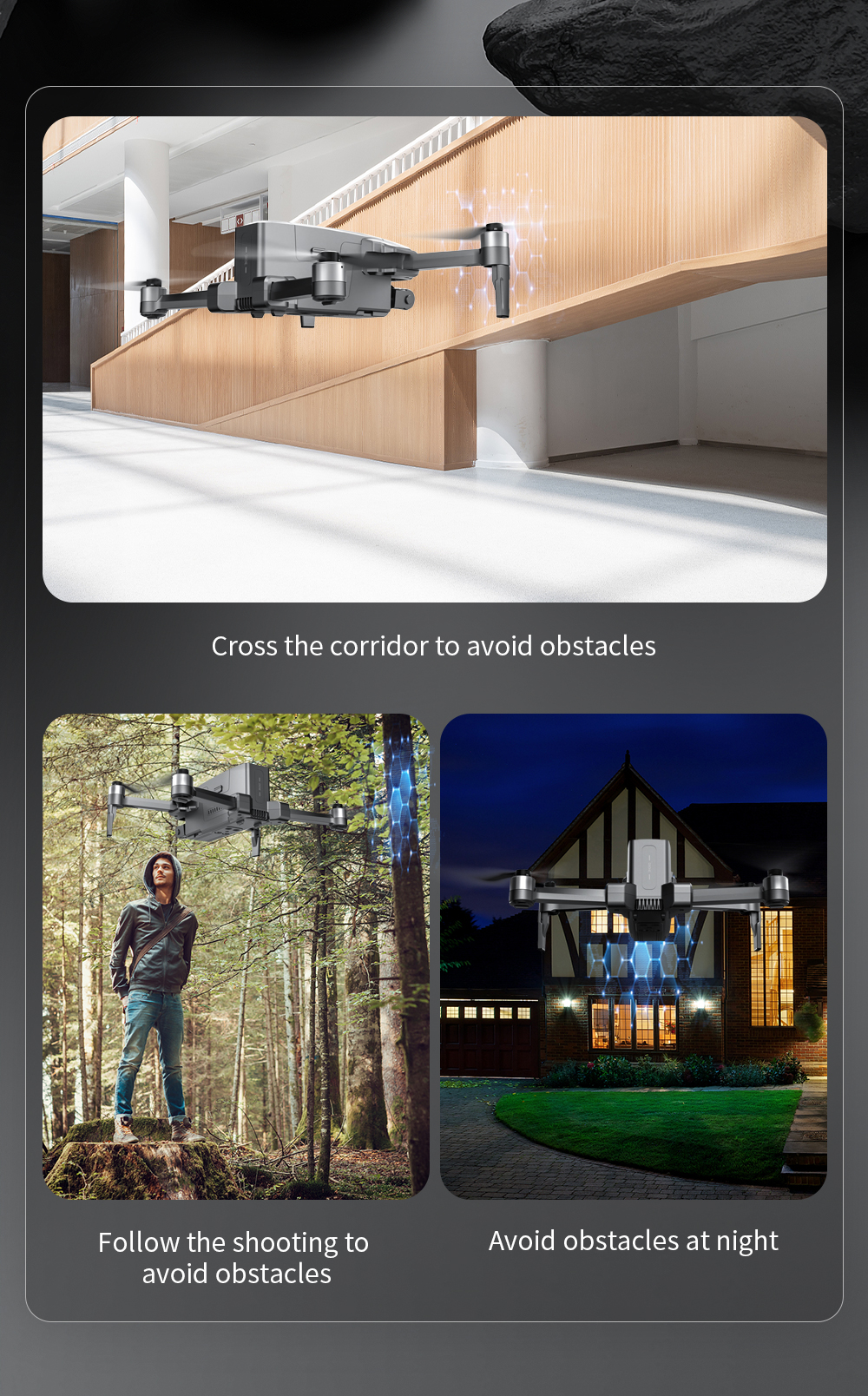 SJRC F22S 4K Pro Drone With Camera Obstacle Avoidance 3.5KM 2-axis EIS Gimbal 5G WIFI GPS Quadcopter Professional RC Dron