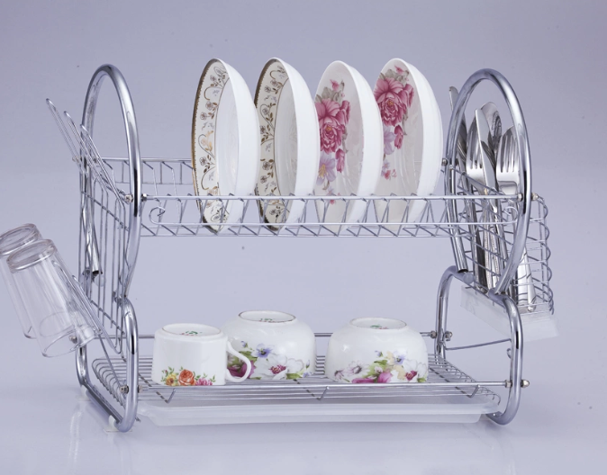 Dish Stand portable 2 layer