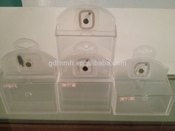 High quality security transparent safer box eas display safer CD keeper