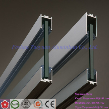 Glass aluminium channel,aluminum tubes extruders
