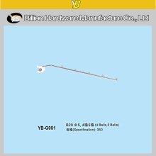 slotted wall single wire display hook on slotted hook