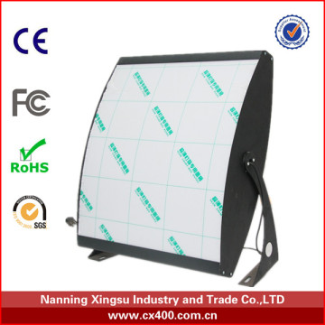 double side black aluminum menu light box
