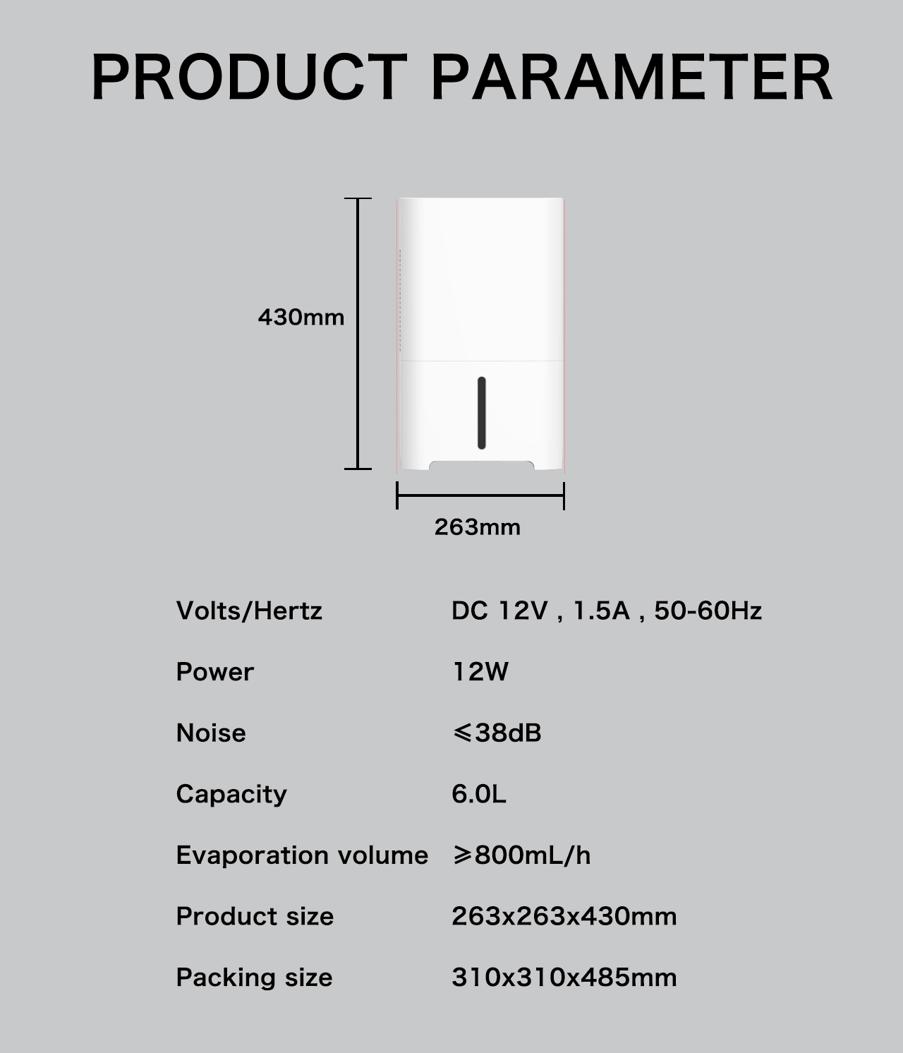 HTJ-2329A humidifier specification HTJ-2329A humidifier specification