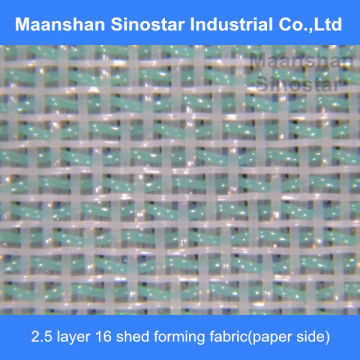 16 shed 2.5 layer polyester forming screen