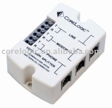 VDSL2 over ISDN 150ohm&220ohm+820ohm//115nF CPE Splitter