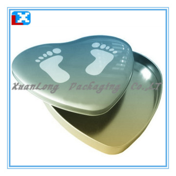 Heart Shaped Chocolate Tin Box