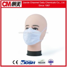 CM white cotton face mask
