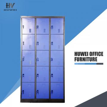 Steel 15 door hospital luggage locker