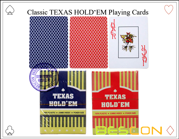 Classic TEXAS HOLDEM Playing Cards-6 Classic TEXAS HOLDEM Playing Cards-6