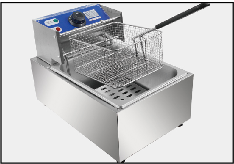 High power single tank electric fryer