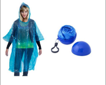 Cheap Disposable Rain Ponchos With Ball
