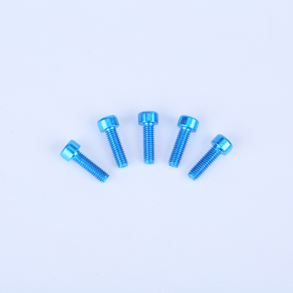 rc anodized colorful aluminum hex screw