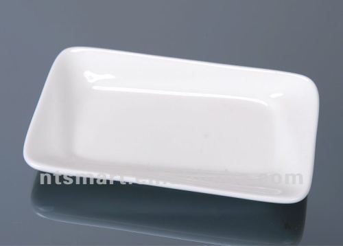 Ceramic Plate,Customized Logos are Accepted,Made of Porcelain Material