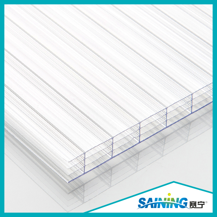 20mm thickness Clear And Colored Four-Wall Pc Sheet