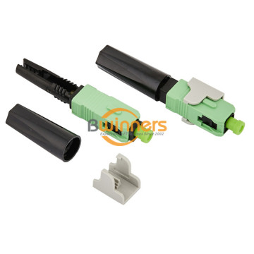 SC APC Green Optic Fast Connector