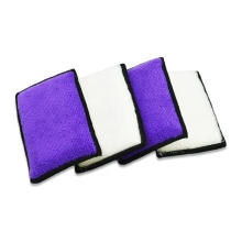 Premium Microfiber Cloth and Nylon Bristle Detailing Scrub Pad for Comprehensive Household Cleaning