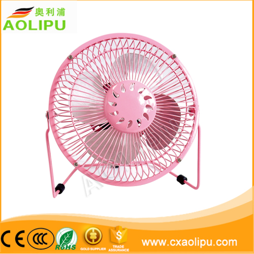 colourful 360 degrees metal material Small Electric Fans for Sale