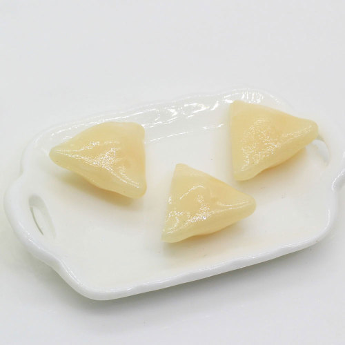 Traditional Chinese Zongzi Food Shaped Resin Cabochon Handmade Craftwork Decor Beads Charms Fridge Ornaments