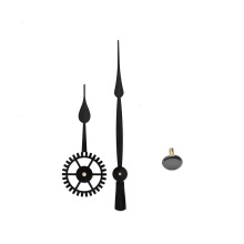 Large Metal Wall Clock Antique Wheel Parts