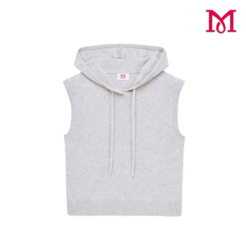 Elegant Grey Sleeveless Women's Top