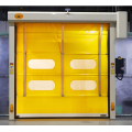 PVC curtain fast action stacking roller shutter