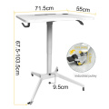 Laptop Adjustable Table Standing Desk With Wheels