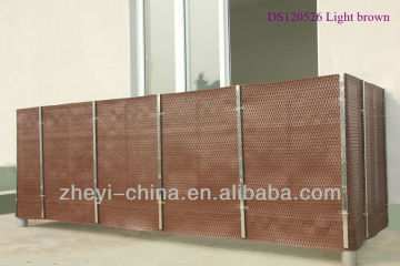 Balcony protection cover mat-synthetic rattan material