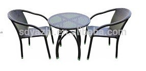 new design outdoor rattan bar chair & table