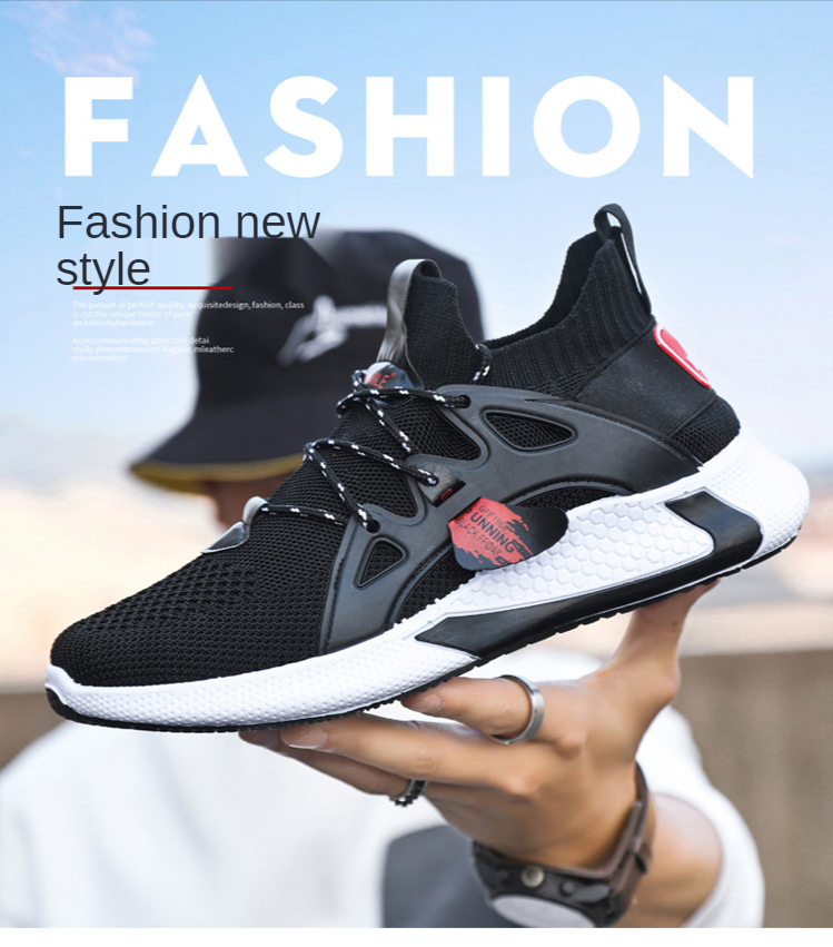 2021 Summer Men Shoes Korean Version of Fashion Casual  Breathable Light Sports Shoes Cross-border Supply Tide Shoes