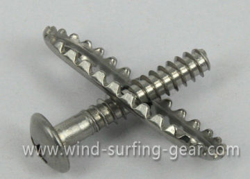 Tough Windsurfing Accessories , Windsurfing Board 316 Stainless Steel Foot Strap Screw