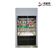 Open Chiller Air Curtain Display Cabinet