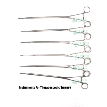 VATS Curved Scissors thoracoscopic instruments Straight