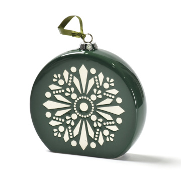 Kerstmisboomdecoraties ornamenten keramisch kerstornament