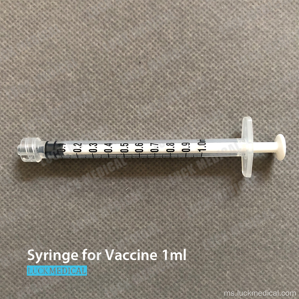 Suntikan vaksin covid-19 pakai buang