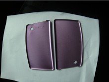 Round plate purple shell