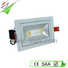 60W Aluminum cob led downlight cothes store lighting