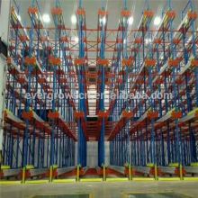 High density pallet moles for radio shuttle rackings